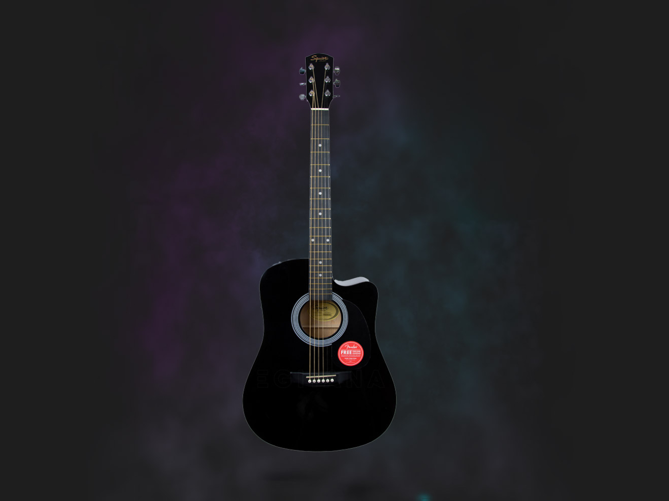 Fender-Squier-SA-105CE-Black-egitana
