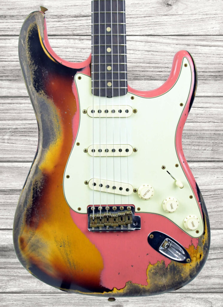 Fender Custom Shop 63 Strat Super Heavy Relic AFR egitana