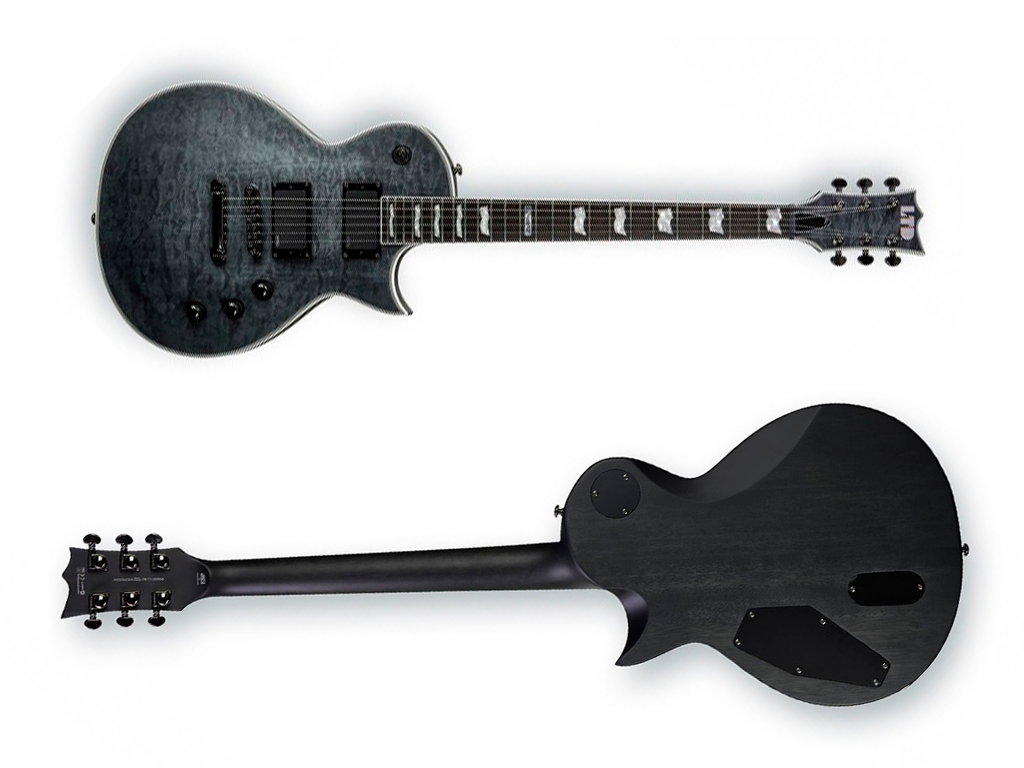ESP LTD EC-401QM See-Thru Black Satin – A Guitarra Que Eleva o Teu Som 3 ESP LTD EC-401QM