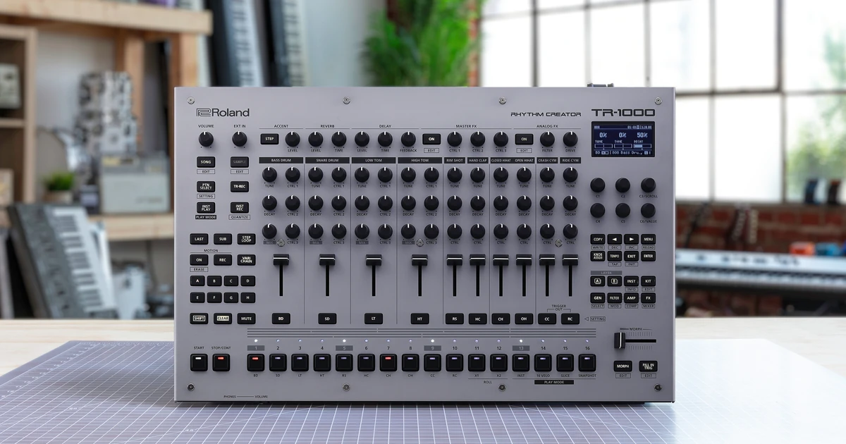Roland TR-1000 Rhythm Creator: a máquina que reescreve as regras do ritmo 1 capa tr 1000