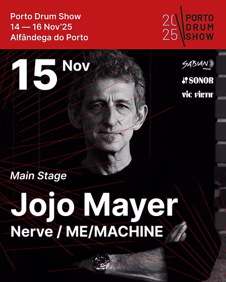 Porto Drum Show 2025 — O ritmo voltou. Mais forte do que nunca! 4 1 JojoMayer feed