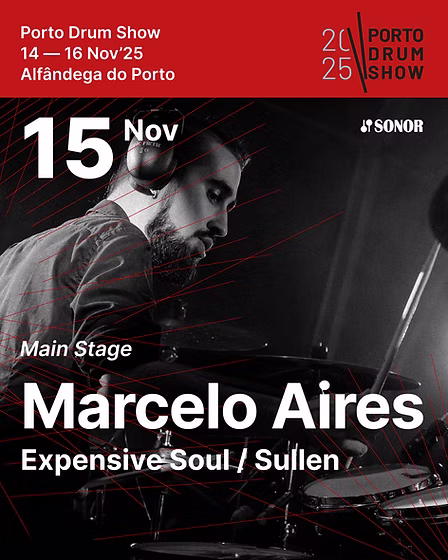 Porto Drum Show 2025 — O ritmo voltou. Mais forte do que nunca! 6 10 MarceloAires feed